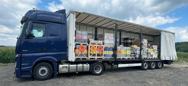 Transport de marfuri ADR oriunde in Europa cu camioane si semiremorci moderne
